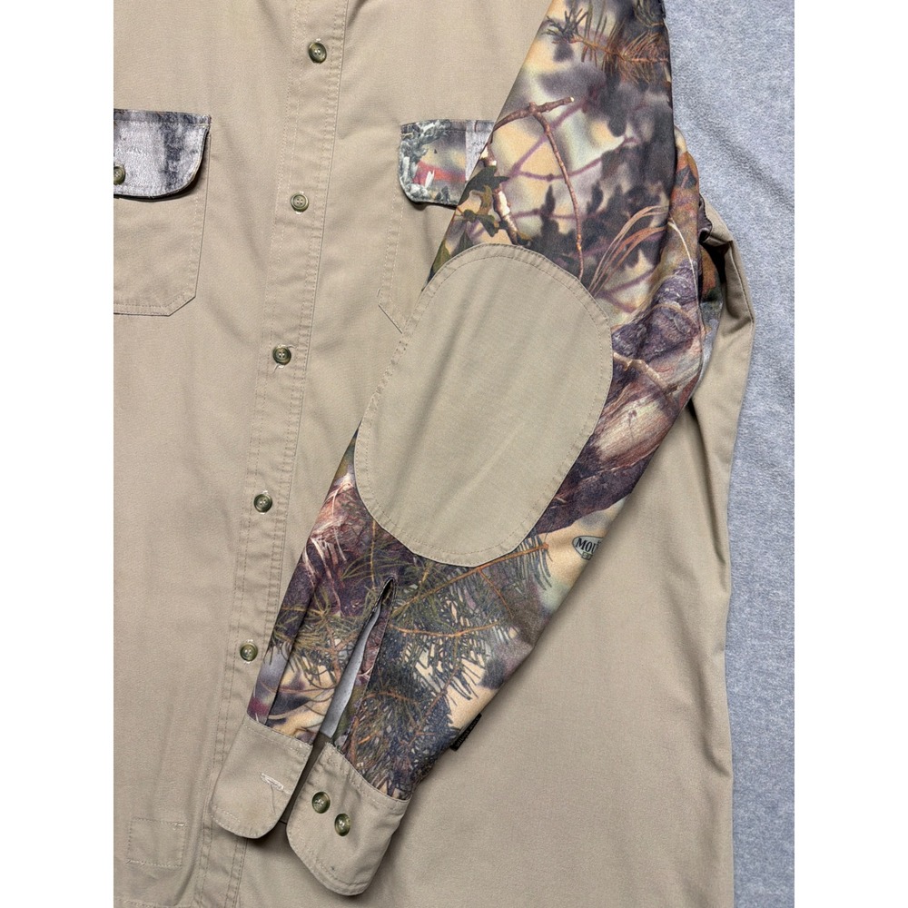 Kings Outdoor World Mens 2XL-R Camo Accent Hunting Shirt Tan Mountain Shadow - Picture 10 of 15